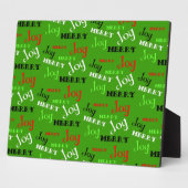 kerst met Merry Joy Fotoplaat (Zijkant)