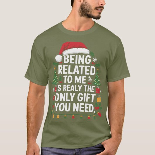 Kerst met mij te maken heeft, ben je eigenlijk all t-shirt (Voorkant)