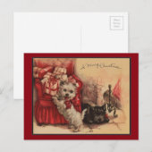 Kerst met mijn Puppies Feestdagenkaart (Voorkant / Achterkant)