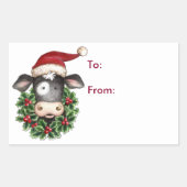 Kerst met mosterd - Label met cadeau (Voorkant)