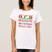 kerst met obsessieve kerst t-shirt (Voorkant)