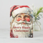 kerst met pretkerst kaart (Staand voorkant)