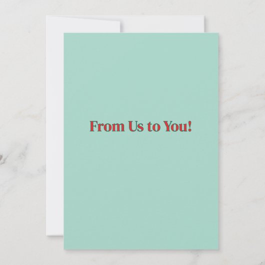 kerst met pretkerst kaart (Achterkant)