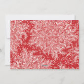 Kerst met prettige feestdagen in Gold Foil Foto Feestdagenkaart (Achterkant)