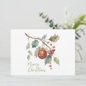 Kerst met Robin Birds | feestdag (Staand voorkant)