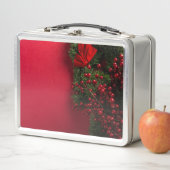 kerst met rode bessen (In situ)