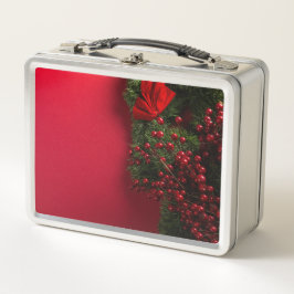 kerst met rode bessen