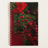 kerst met rode bessen planner (Voorkant)