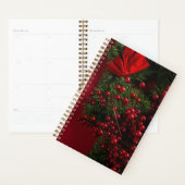 kerst met rode bessen planner (Display)