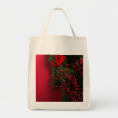 kerst met rode bessen tote bag (Voorkant)