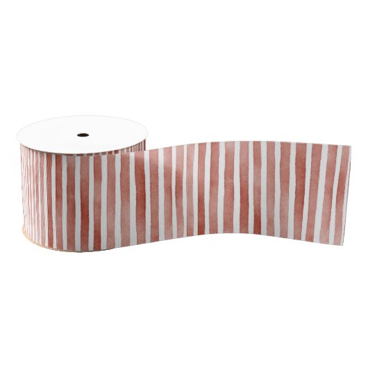 Kerst met rode strepen grosgrain lint (Spoel)