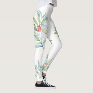 kerst met rood en groen Holly Leggings