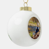 Kerst met Sal — Keramisch sieraad Keramische Bal Ornament (Links)