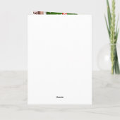 Kerst met Sint-Bernhardshond  Kaart (Achterkant)