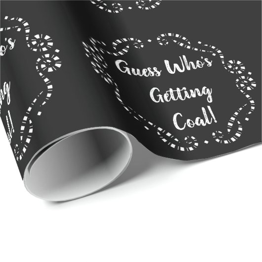 Kerst met steenkool cadeaupapier (Rol Hoek)