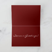  kerst met stoomtrain, de Snowman Kaart (Binnen)