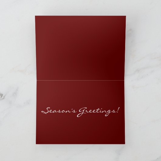 kerst met stoomtrain, de Snowman Kaart (Binnen)