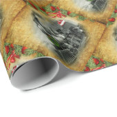  kerst met stuurcabine cadeaupapier (Rol Hoek)