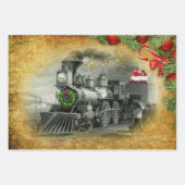 kerst met stuurcabine inpakpapier vel (Voorkant 2)