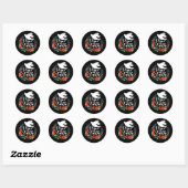 Kerst met vrede op aarde ronde sticker (Vel)
