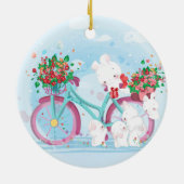 kerst met Watecrolor Keramisch Ornament (Achterkant)