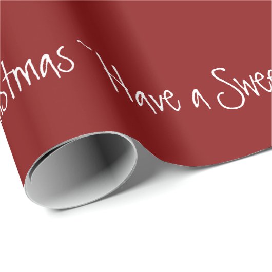 Kerst met witte anananassen, rood cadeaupapier (Rol Hoek)