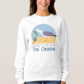 Kerst met Zeemeeuw Thema Strand Trui (Voorkant)