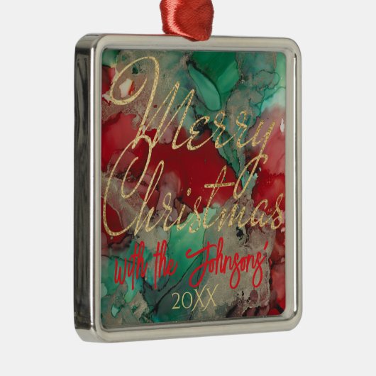  kerst metalen ornament (Rechts)