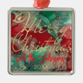  kerst metalen ornament (Voorkant)