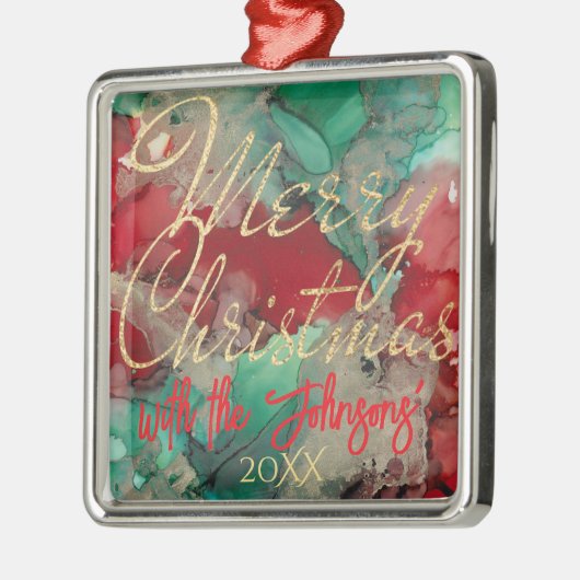  kerst metalen ornament (Links)