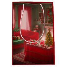 Kerst Midden Geschenkentas
