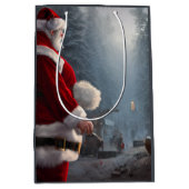 Kerst Midden Geschenkentas Medium Cadeauzakje (Voorkant)