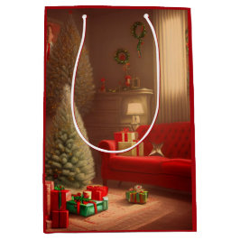 Kerst Midden Geschenkentas Medium Cadeauzakje