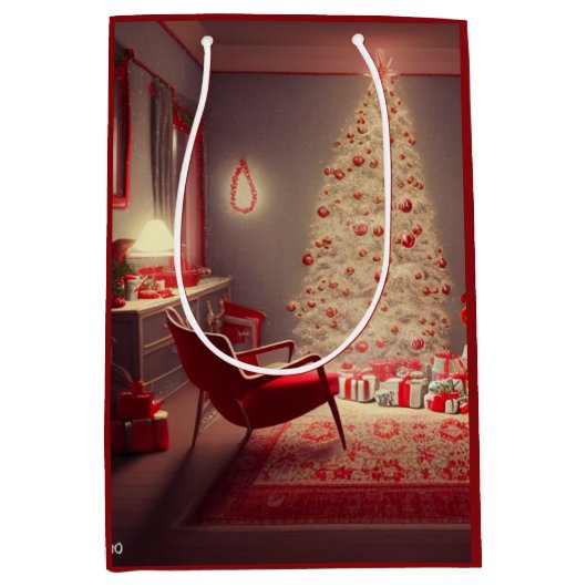 Kerst Middenformaat cadeautas (Voorkant)