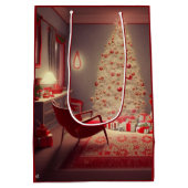 Kerst Middenformaat cadeautas (Achterkant)