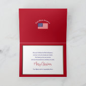 Kerst Militaire pinguïns 4 takken Uniforms C Kaart (Binnen)