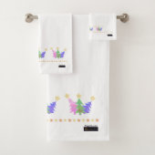 Kerst Mindful Word Art Badhanddoeken Bad Handdoek (Insitu)