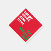 Kerst Minimale eenvoudige moderne partij papier ro Servet (Hoek)