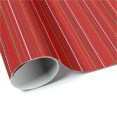 KERST MIS MOOI ROOD WIT GROEN CADEAUPAPIER (Rol Hoek)