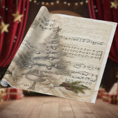 Kerst Mis Papier met Vintage Design Motief