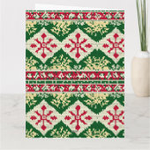 Kerst Mischief Ferret in Christmas Lights Kaart (Achterkant)