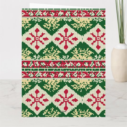 Kerst Mischief Ferret in Christmas Lights Kaart (Achterkant)