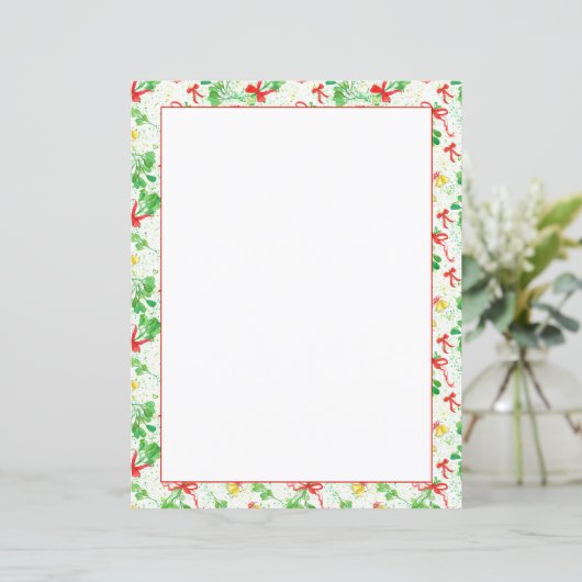 Kerst Mistletoe Bells Holiday Letters (Staand voorkant)