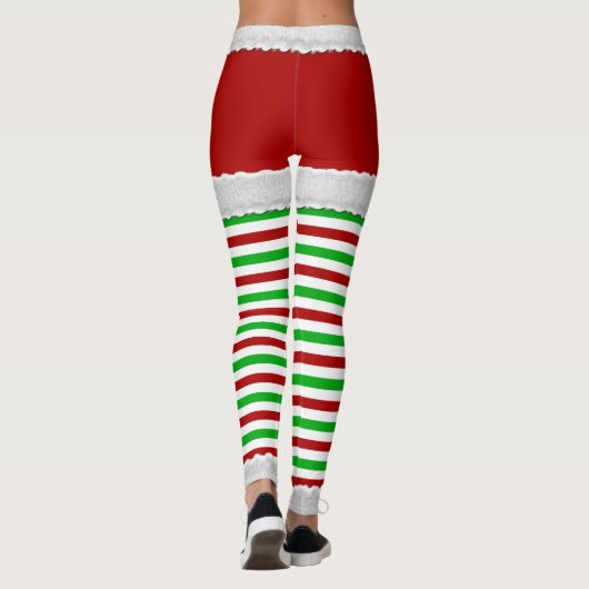 Kerst Mistletoe Leggings (Achterkant)