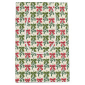 Kerst Mistletoe met Bogen Medium Cadeauzakje (Voorkant)