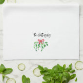 Kerst Mistletoe NAAM Feestelijke Vakantie Kus Fun Theedoek (Gevouwen)