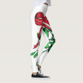 Kerst Mistletoe onder de riem Grappige Xmas Humo Leggings (Rechts)