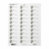 Kerst Mistletoe retour adreslabels Etiket (Full Sheet)