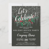 Kerst-mistletoe-snaarlichten Kaart (Voorkant)