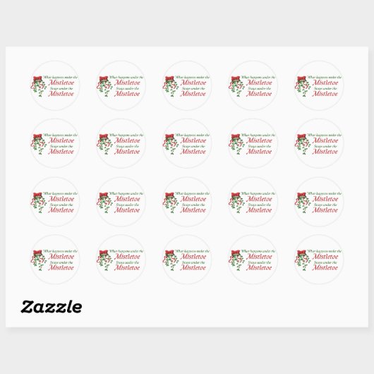 Kerst Mistletoe stickers (Vel)
